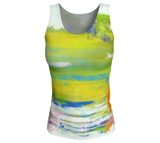 Image of Abstract workout tank top