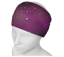 Image 1 of Purple galaxy yoga headband
