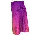 Image 3 of Ombre circular phylogeny skater skirt