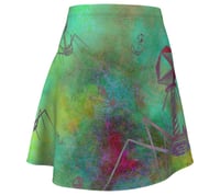 Image 1 of Bacteriophage Invasion stretchy flare skirt