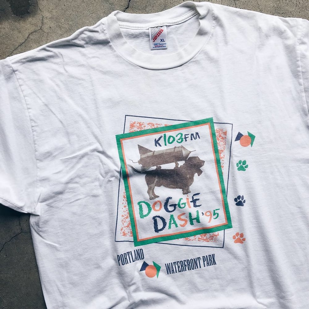 Image of Original 1995 Doggie Dash Sponsored By Nike Tee.