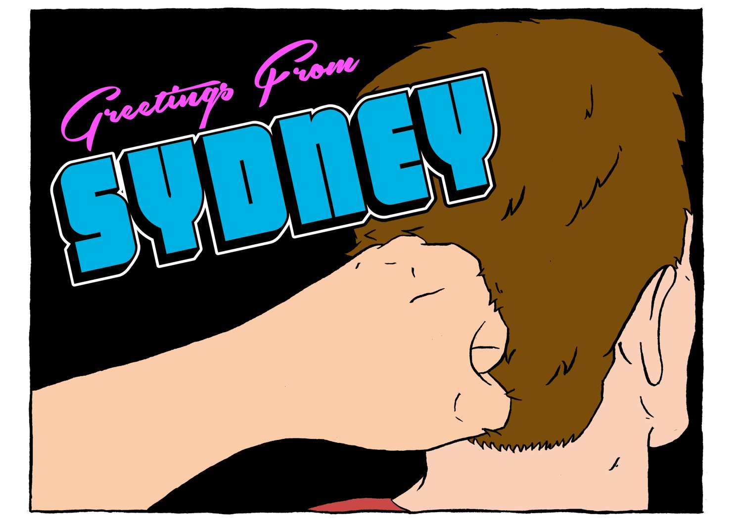 Greetings From Sydney A3 Print