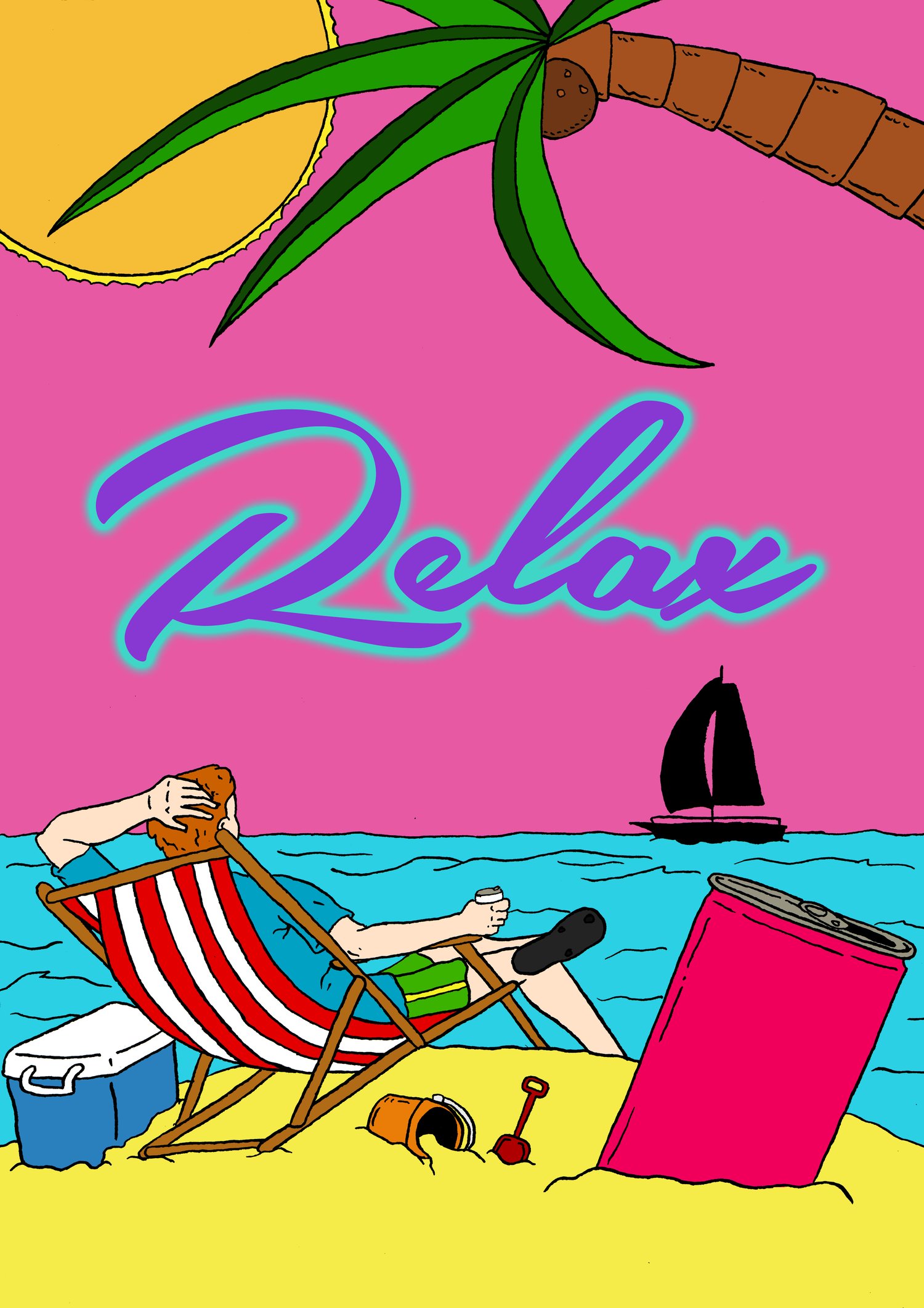 Relax A3 Print