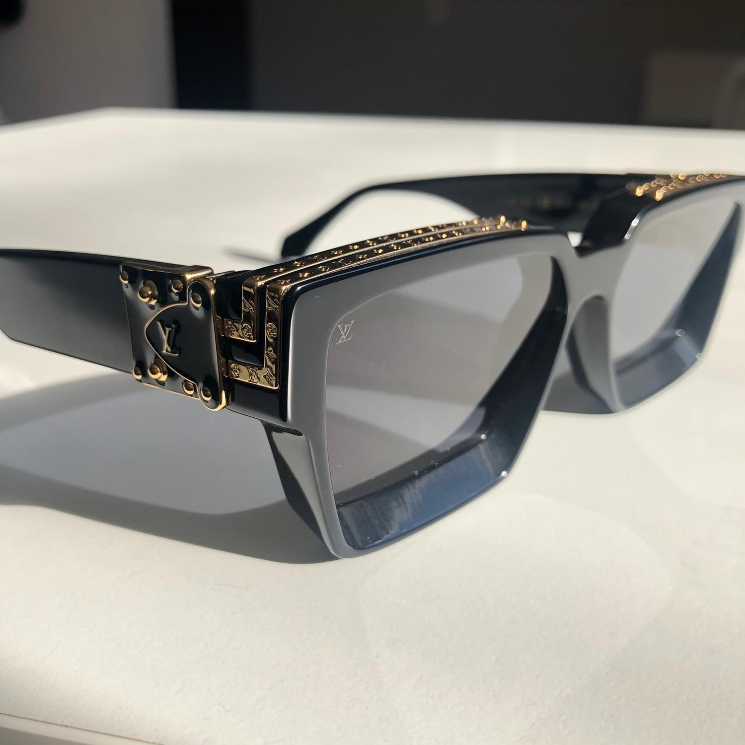 Louis Vuitton Sunglasses 1.1 Millionaire Virgil Sunglasses Black Silver  Men's