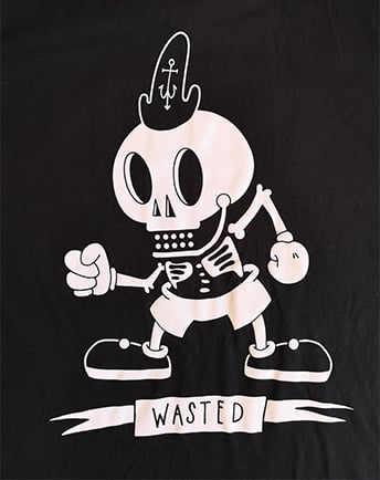 Image of Wasted Skeleton Long Sleeves and Short Sleeves