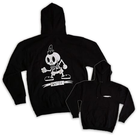 Image of Wasted Skeleton Hood - LAST ONE SALE