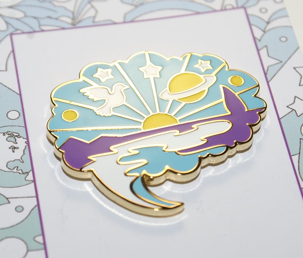 Image of Imagination - Hard Enamel lapel pin