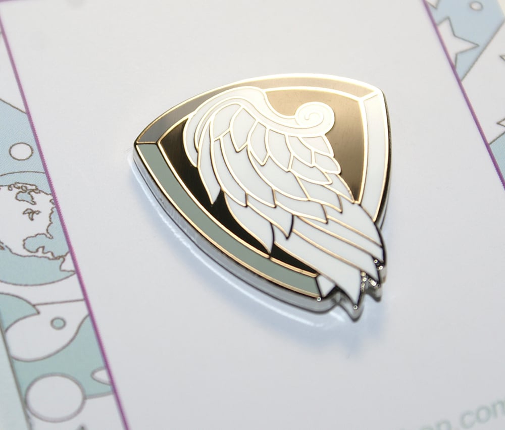 Image of Guardian Angel - Hard Enamel Lapel Pin