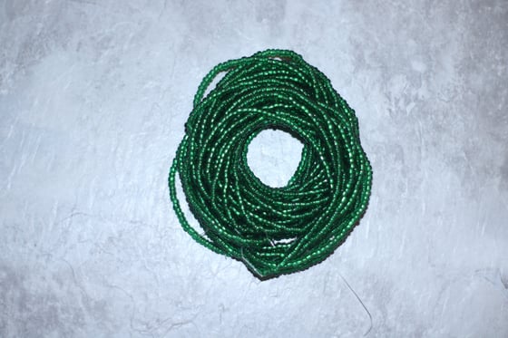 Image of Elastic Emerald Green Waistbead  