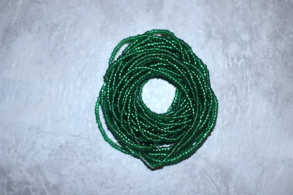 Image of Elastic Emerald Green Waistbead  