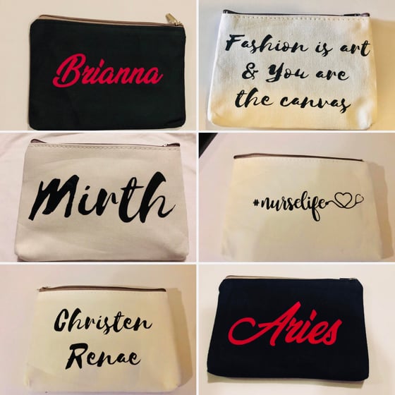 Image of Empower Makeup Bags - Create Your Own Makeup Bag!