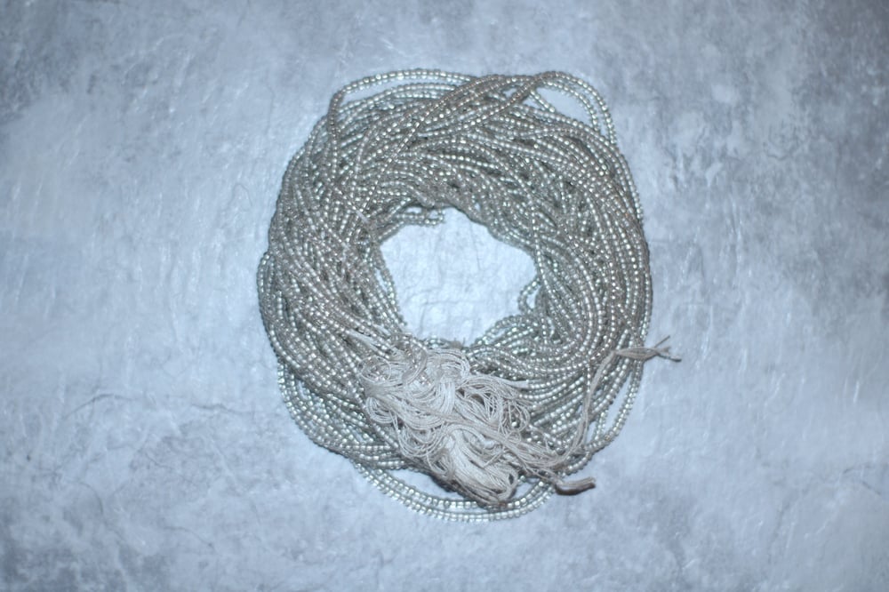 Image of Clear Tie Waistbead 