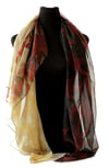 Lily Greenwood Large Scarf - Japanese Maple - HALF PRICE