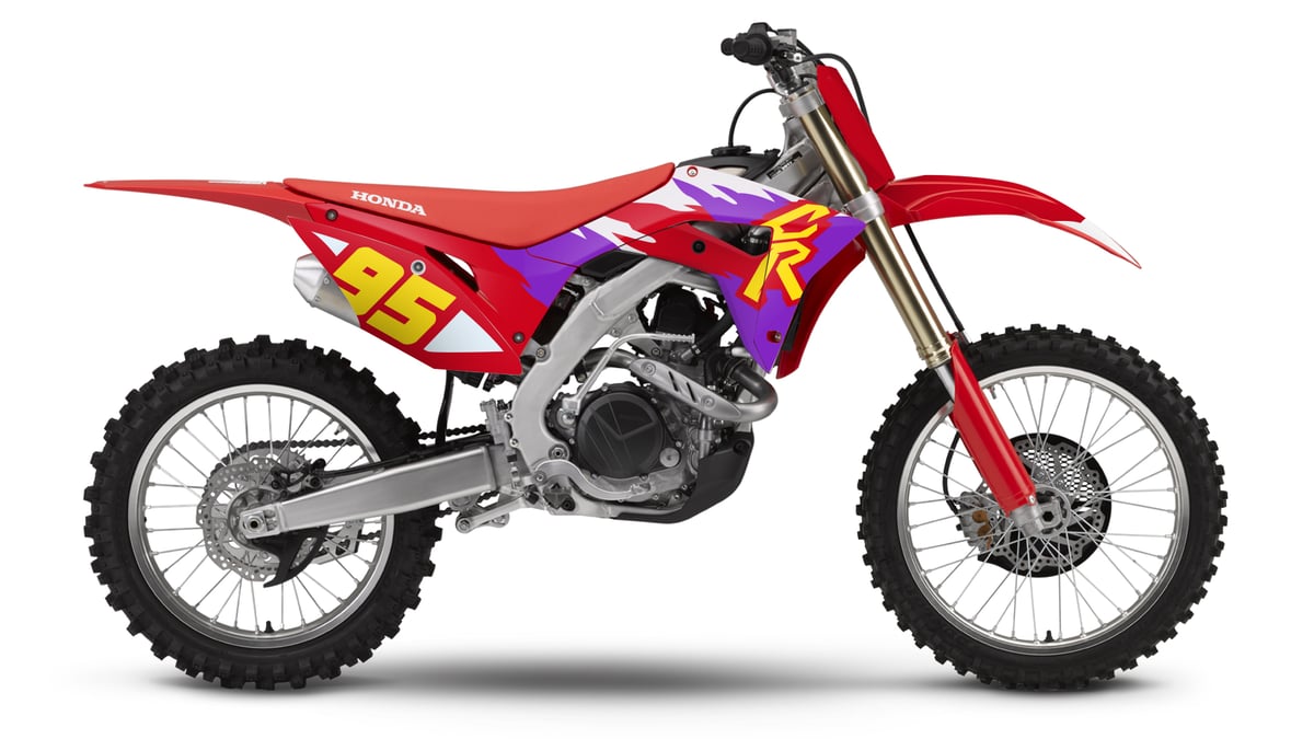 Image of Honda CRF Retro Full Graphics Kit