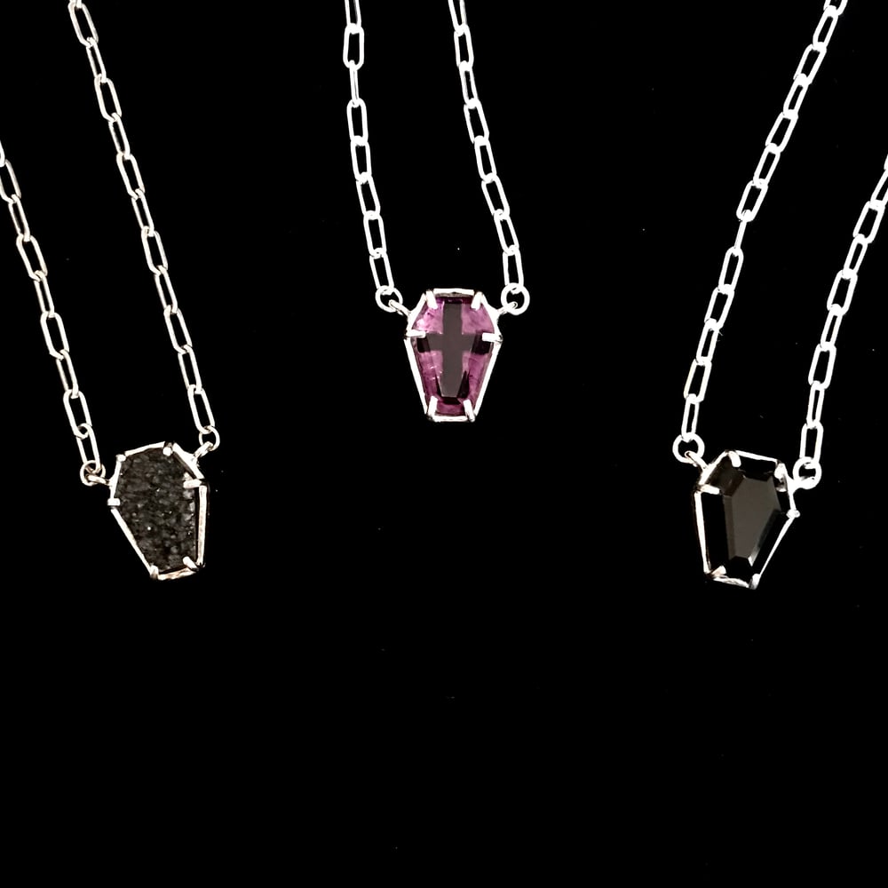 Image of COFFIN GEMS NECKLACE