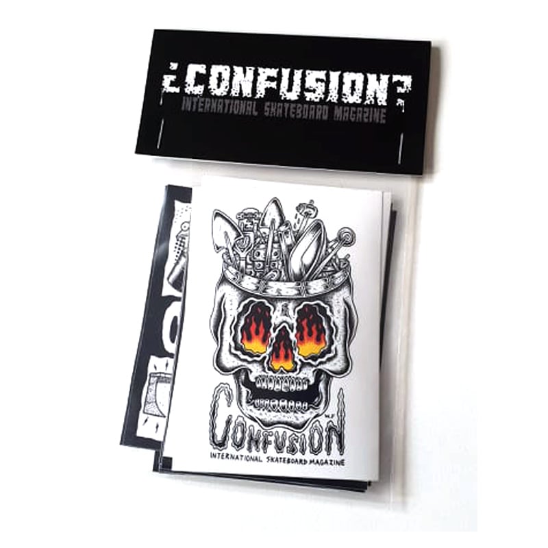 Confusion Magazine - Sticker Pack | Confusion Magazine: DIY Skate Mag