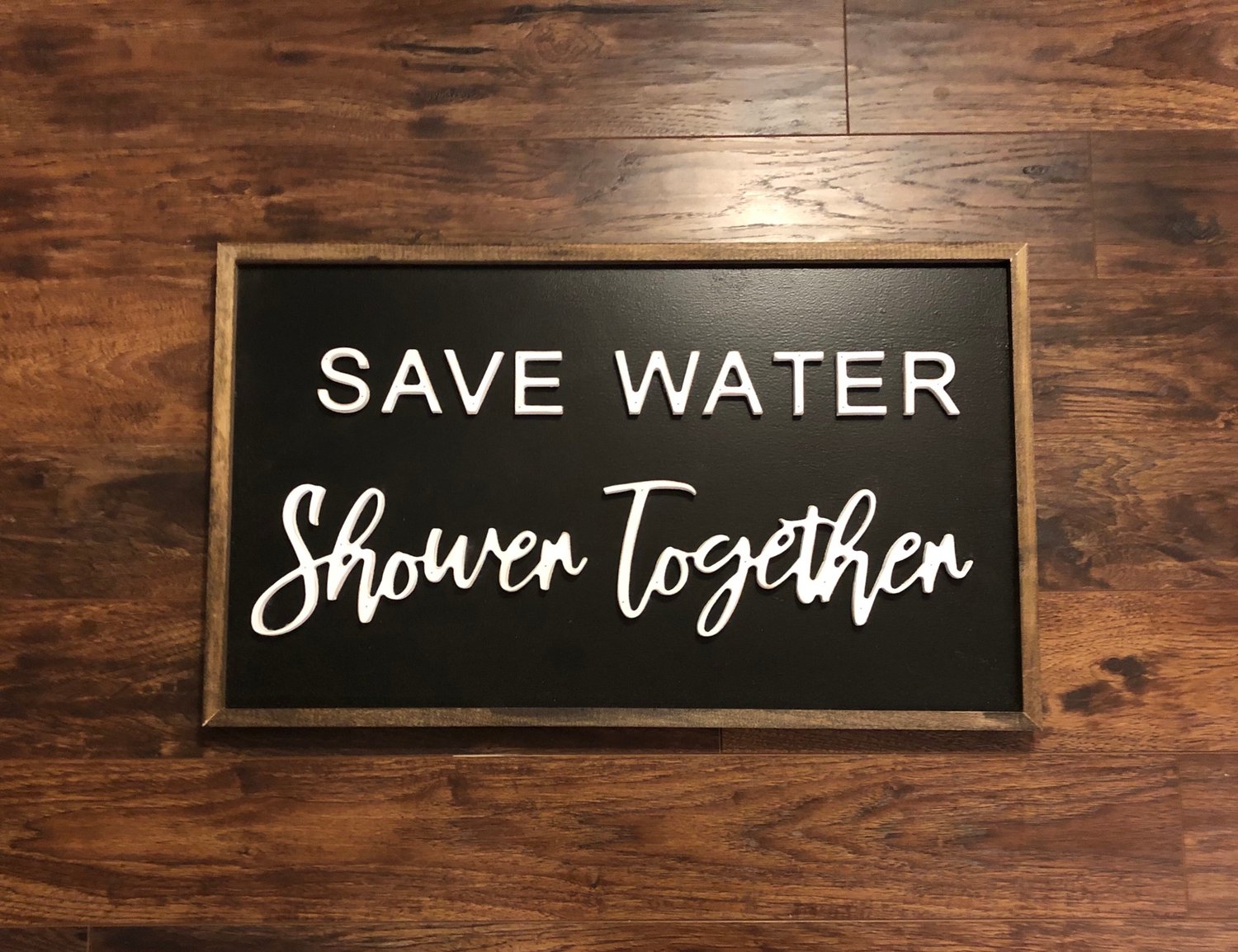 Image of Save water shower together