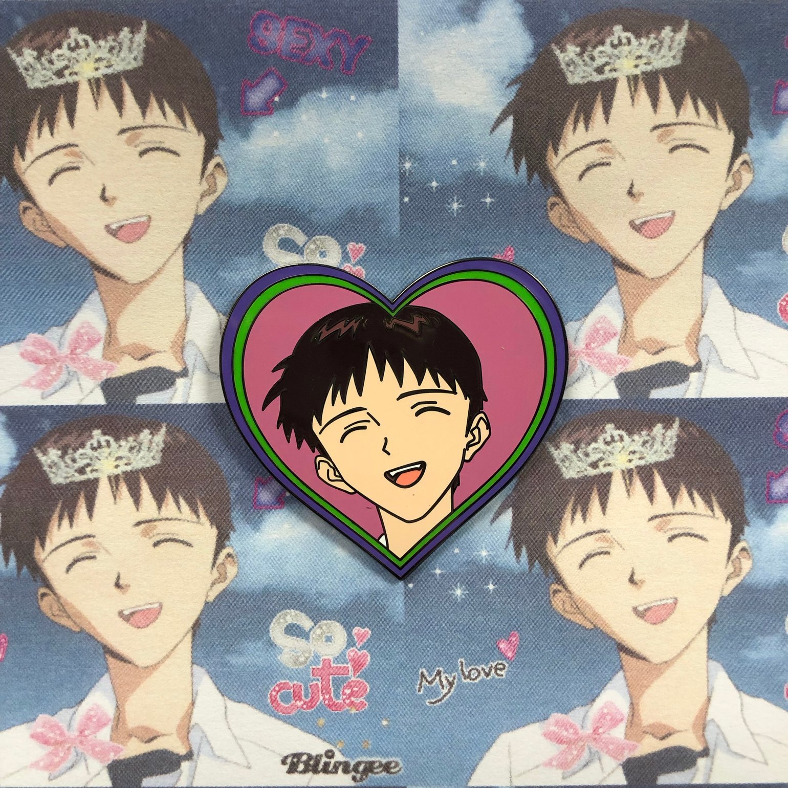 Image of Smiling Shinji