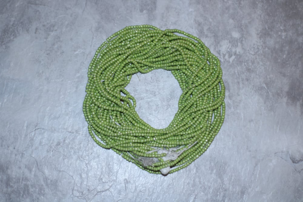 Image of Mini Lime Tie Waistbead 