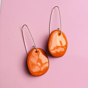 Image of Enamel drop earring 
