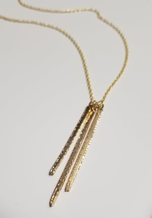 Image of Triple Spike Necklace