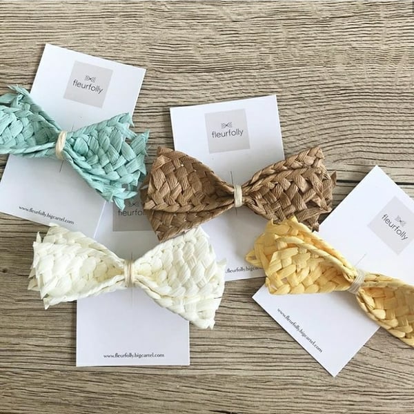 Image of Woven paper bow