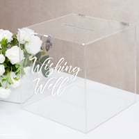 Clear Acrylic Wishing Well