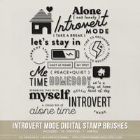 Introvert Mode Stamp Brushes (Digital)