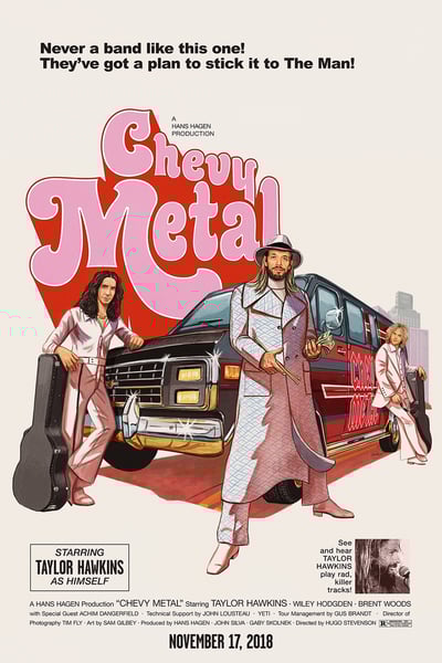 Image of Chevy Metal 24" x 36" Gig Poster (artist proof copies)