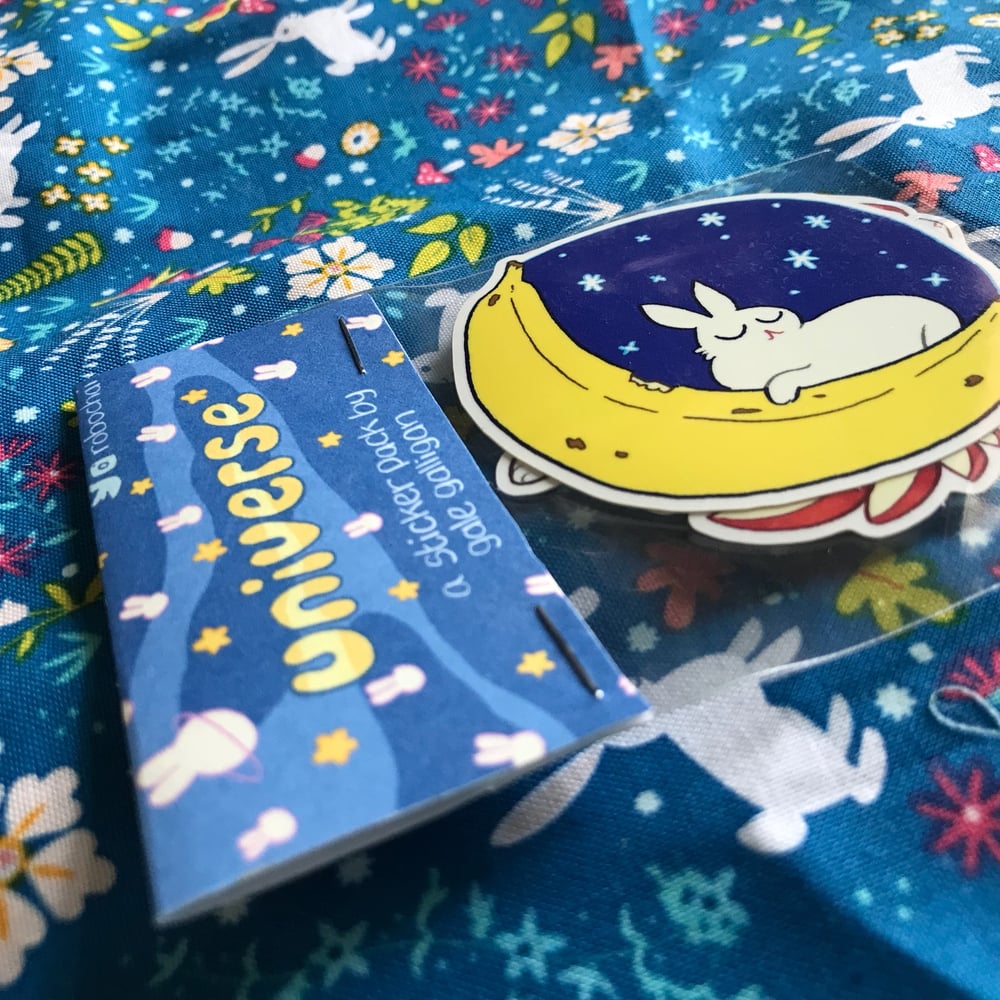 Image of Bunny Sticker Set - Universe