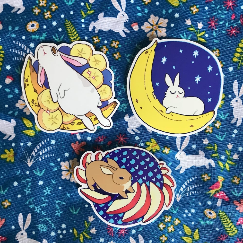 Image of Bunny Sticker Set - Universe