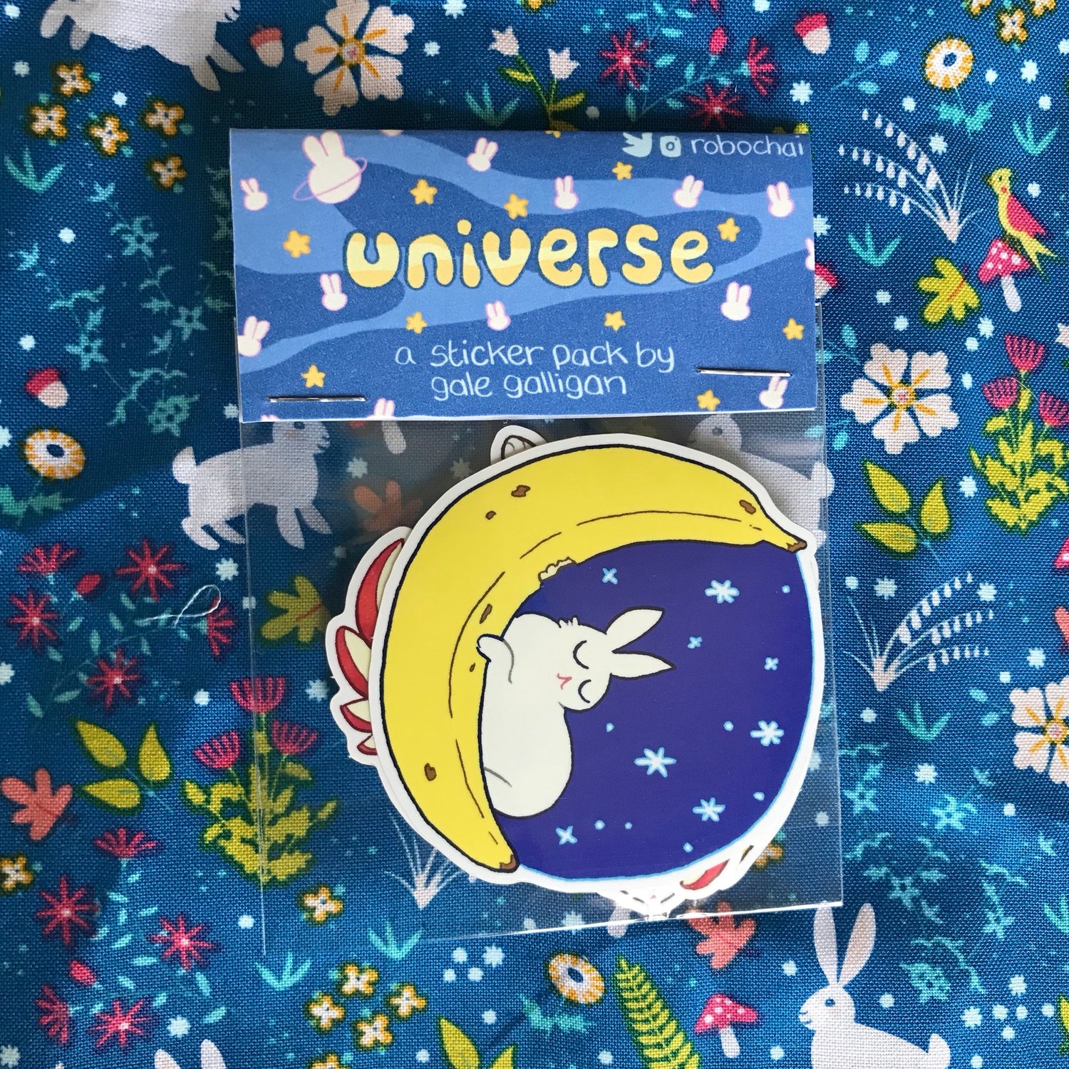 Image of Bunny Sticker Set - Universe