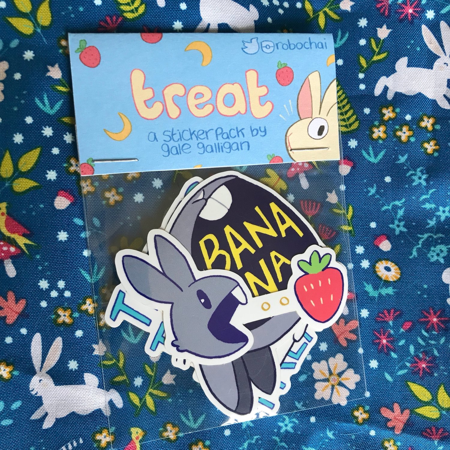 Image of Bunny Sticker Set - Treat