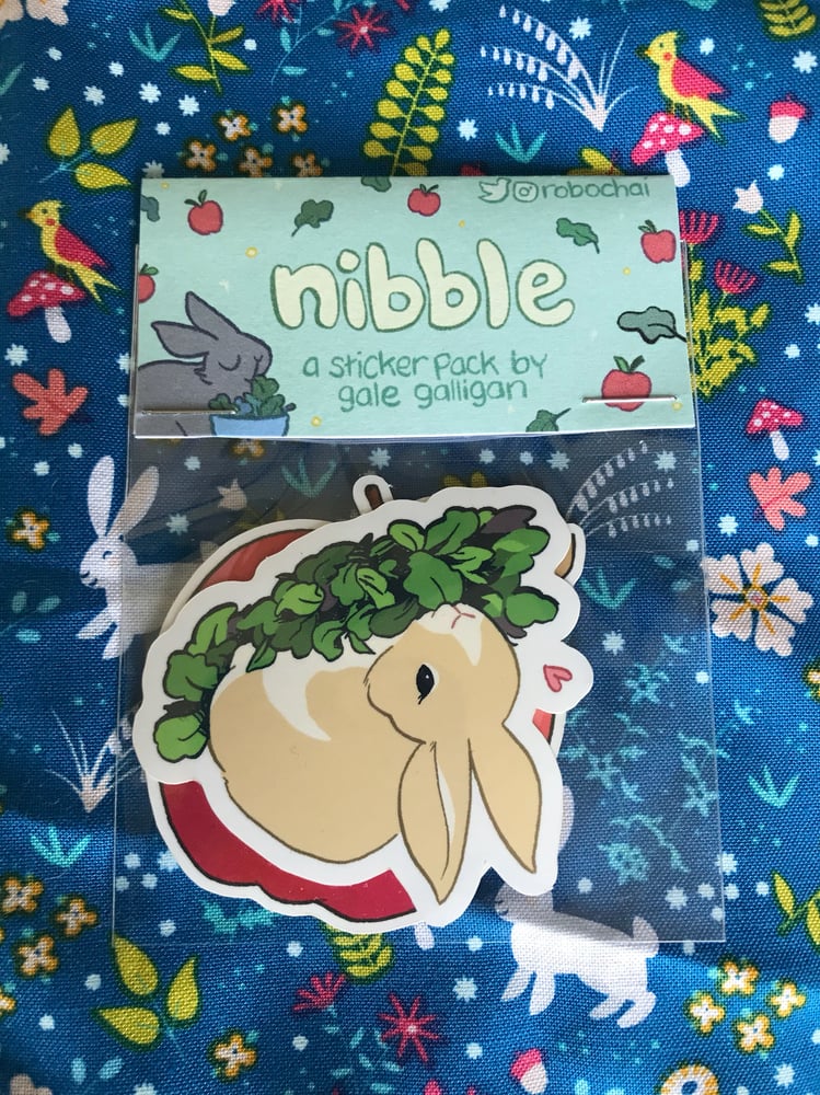 Image of Bunny Sticker Set - Nibble