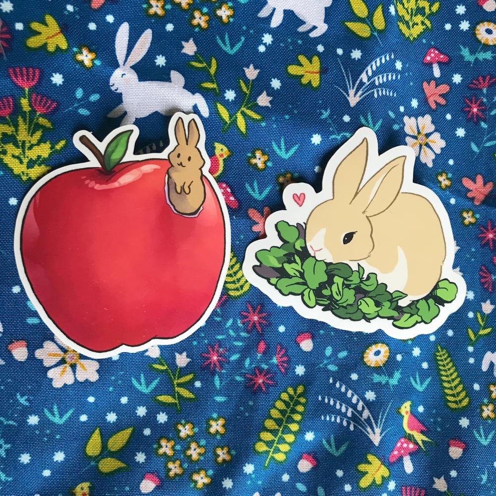 Image of Bunny Sticker Set - Nibble