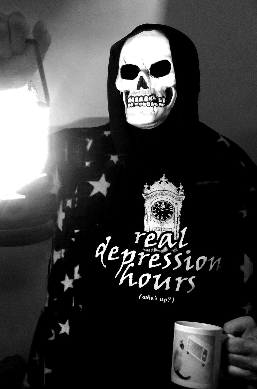 Image of Real Depression Hours (Who's up?) shirt