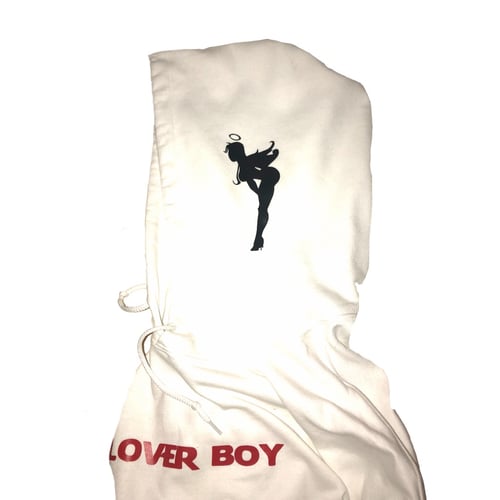 Image of “LOVER BOY” Hoodie # 1 (White)