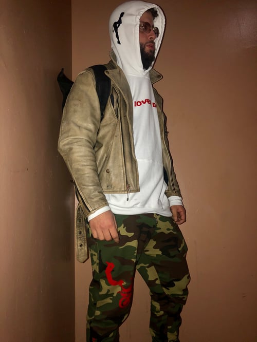 Image of “LOVER BOY” Hoodie # 1 (White)