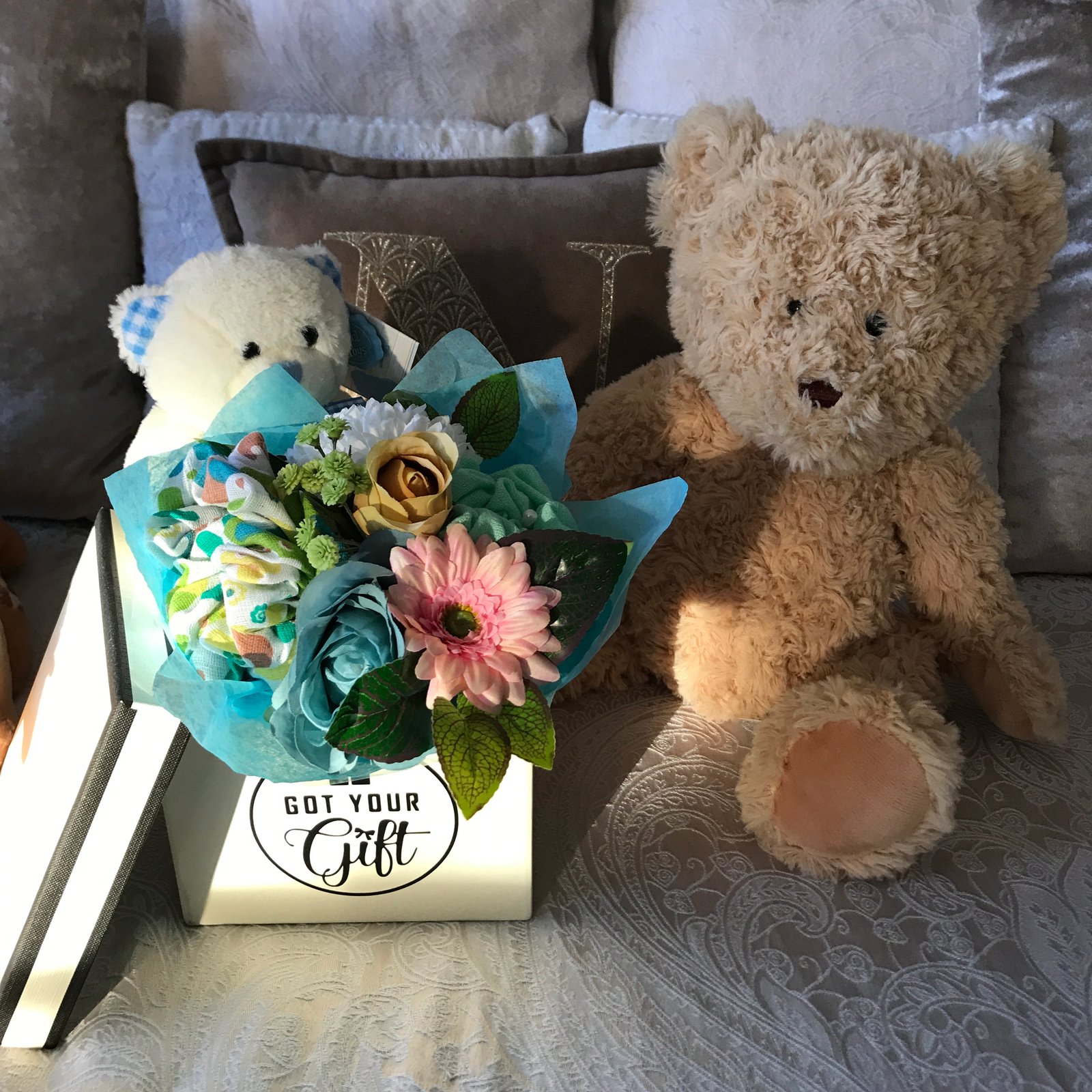 baby boy muslin squares