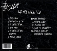 Image 2 of DA CHOZEN "UP ALL NIGHT" LIMITED CD (300 pieces)
