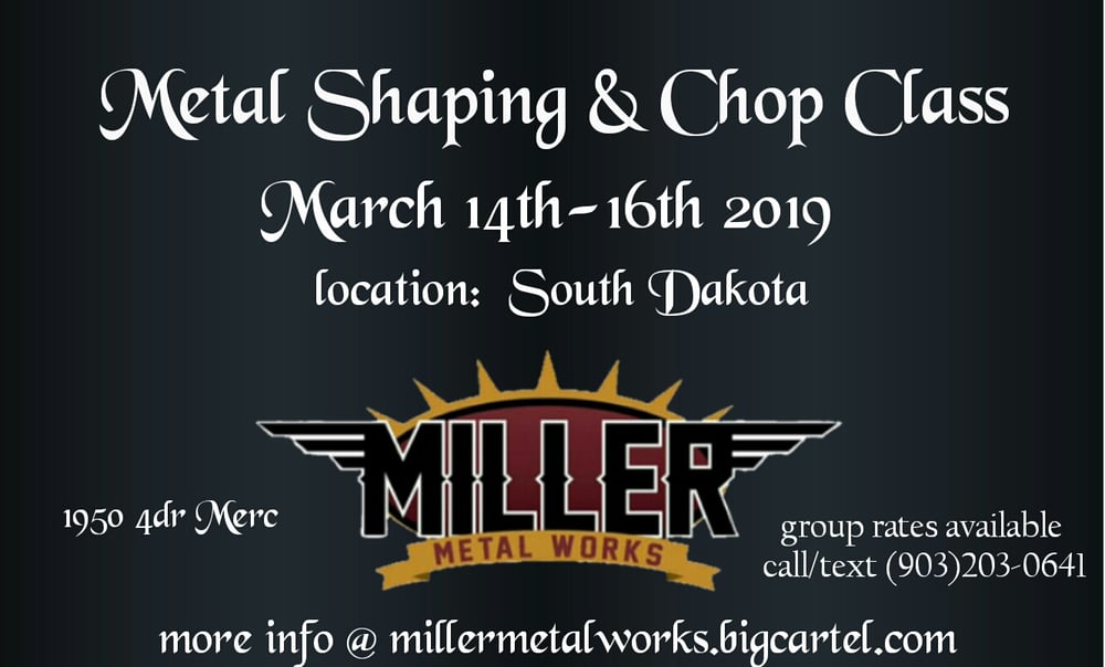 Image of 3 Day Metal Shaping & Chop Class in South Dakota