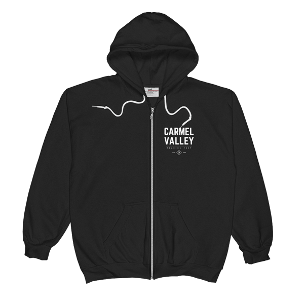 Image of Carmel Valley Zip Hoodie - Black