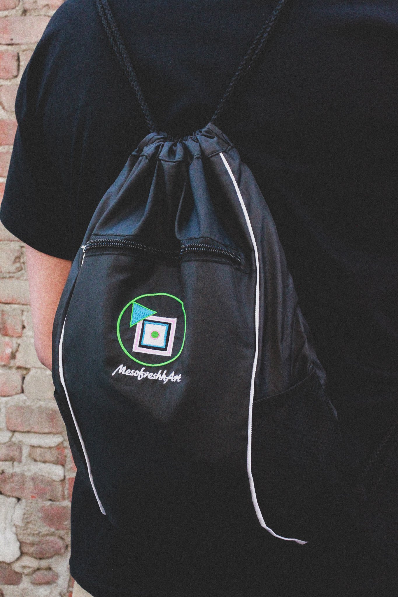 Image of MesofreshhArt Logo - Cinch Bag