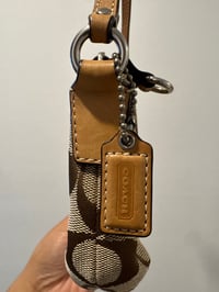 Image 4 of Vintage Coach Signature Demi Mini Pouch Handbag