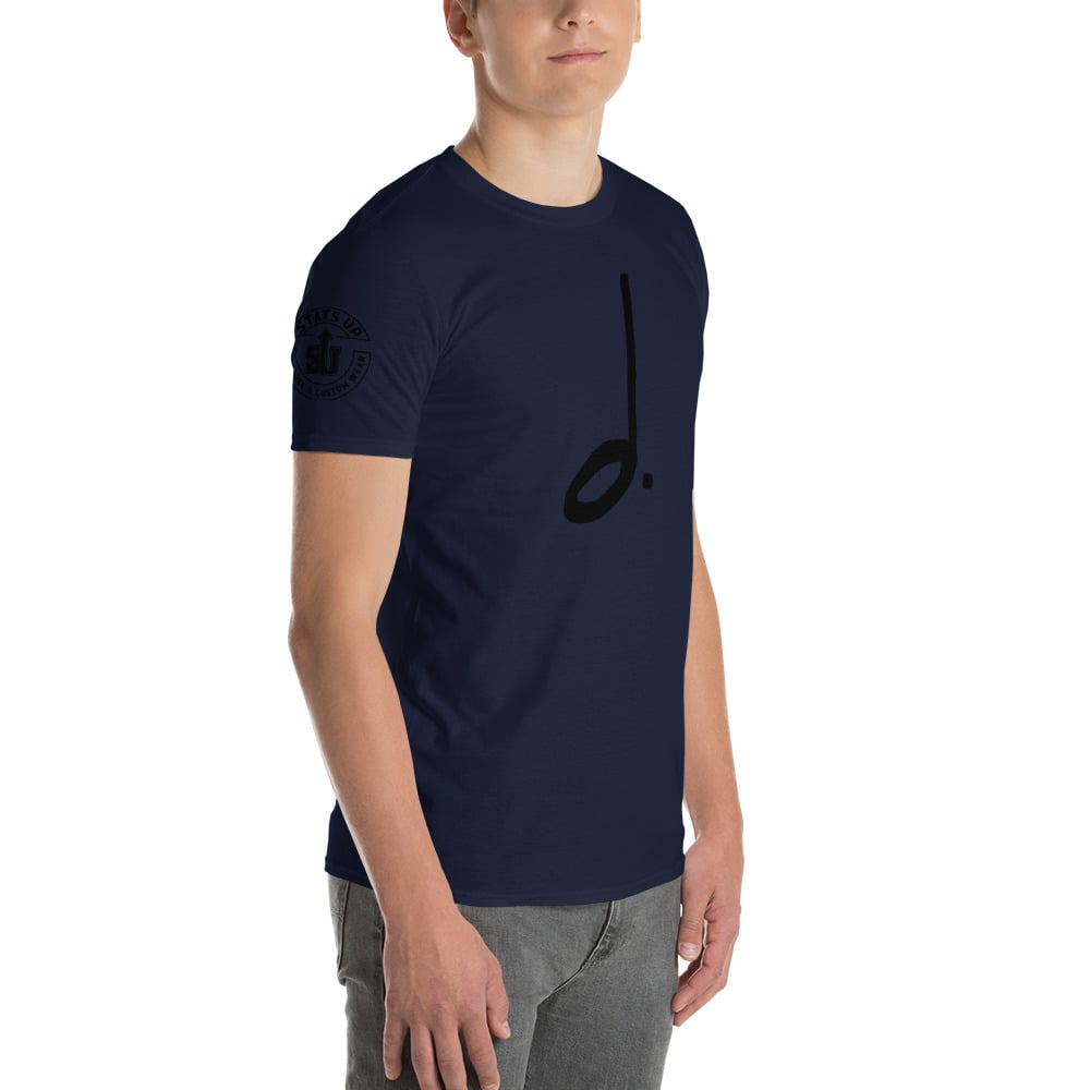 Image of Short-Sleeve T-Shirt (Dotted Half Note) Design