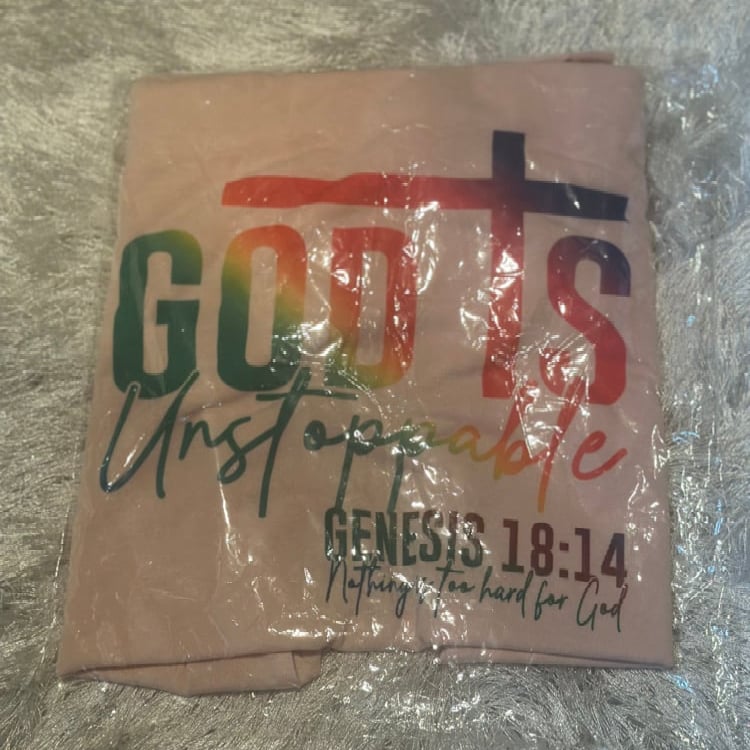Image of God is unstoppable 100% Polyester