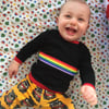 Kids Rainbow Stripe Jumper 