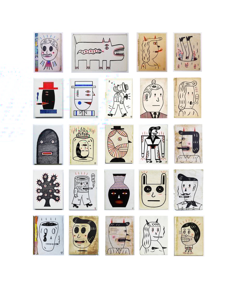 Image of 16 INKY BITS $70 -$90