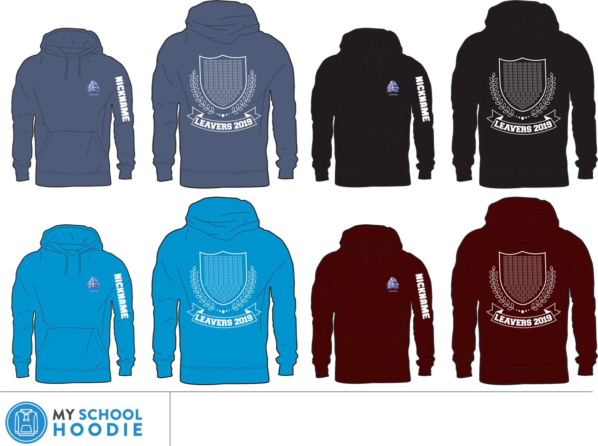 Leavers Hoodie With Nickname hylandsleavers