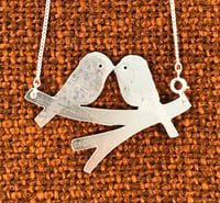 Image 2 of Love Birds Necklace.